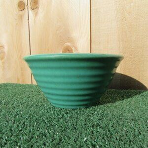 Vintage Bauer Pottery Blue Green Ringware 6" Wide x 3" Tall Bowl